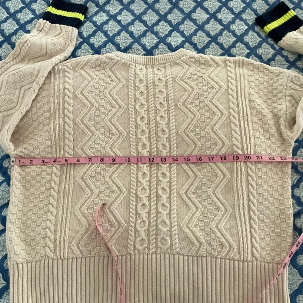 Vineyard Vines Cream Cable Knit Sweater - Picture 9 of 9